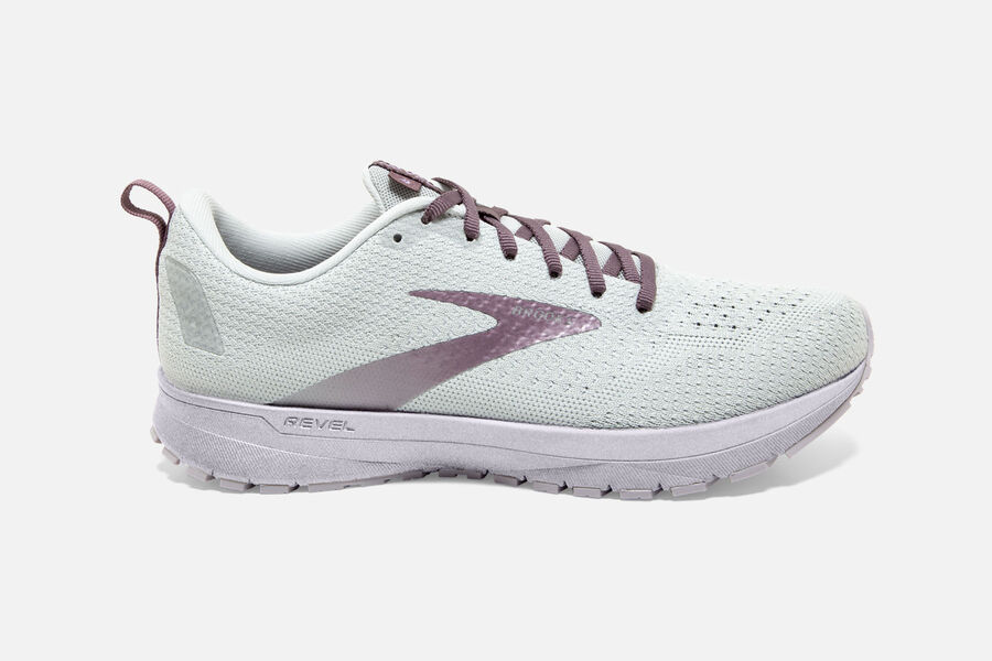 Tenis Corrida Brooks Revel 4 Feminino Brasil - Branco 1325806-KR